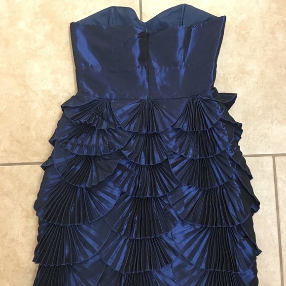 🖤💜FREE Shipping 💜🖤Metallic Blue dress - Picture 3 of 4